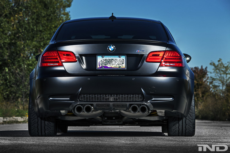 Frozen black E92 BMW M3 by iND