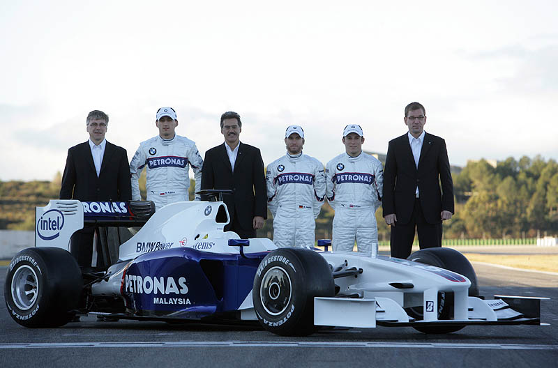 Qualifying at Silverstone for BMW Sauber F1 Team