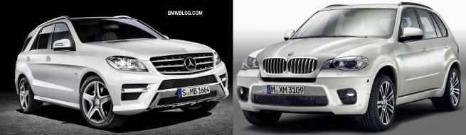 2012-mercedes-ML-vs-BMW-X5-pic1