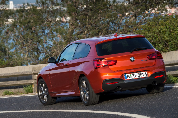2015-bmw-m135i-images-34 The rear-end of the F20 BMW M135i