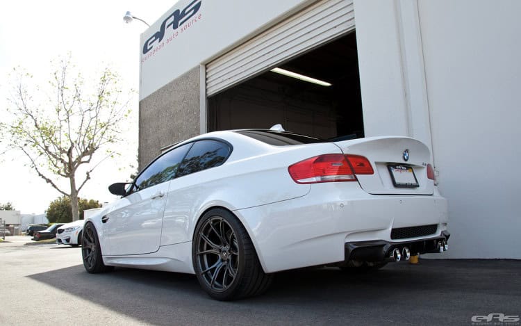 Alpine White BMW E92 M3 With Vorsteiner Goodies Installed
