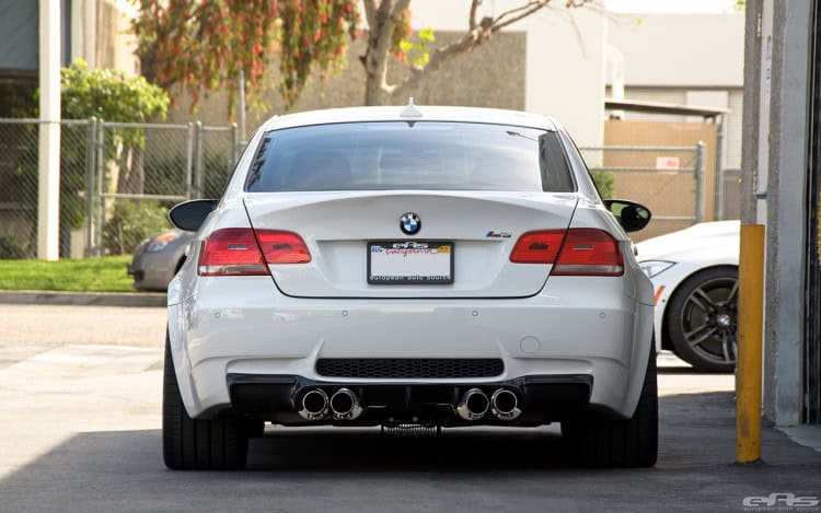 Alpine White BMW E92 M3 With Vorsteiner Goodies Installed
