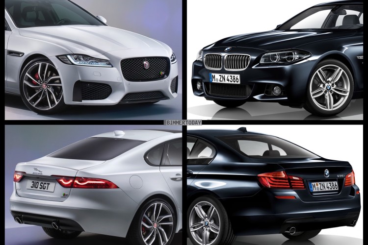 Top Gear tests BMW 535d vs Jaguar XF 3.0d S