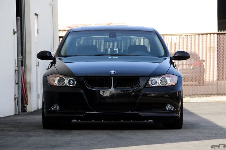 Jet Black BMW E90 335i Looks Clean With Aftermarket Wheels
