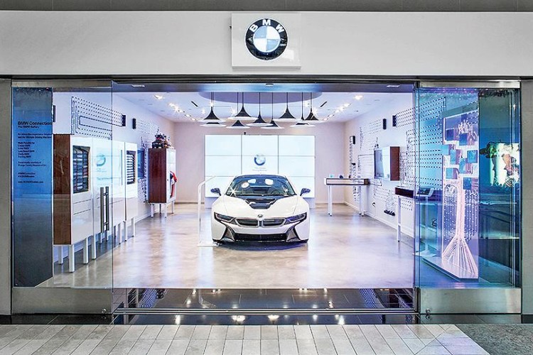 BMW pop-up stores part of the BMW Future Retail Program
