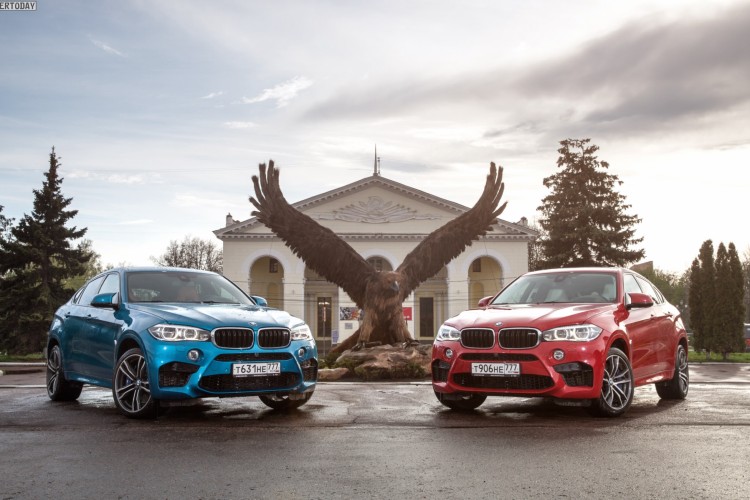 2015 BMW X6 M gets rained on