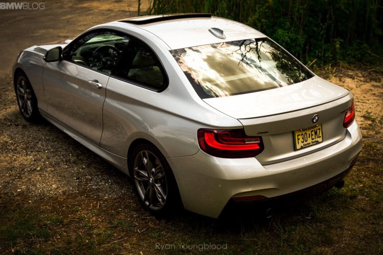 BMW M235i XDrive on wet and dry track