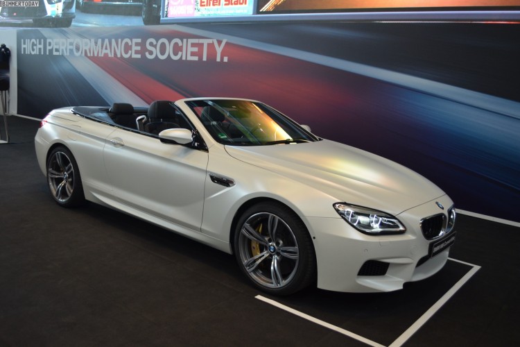 2015 BMW M6 Convertible in Frozen White