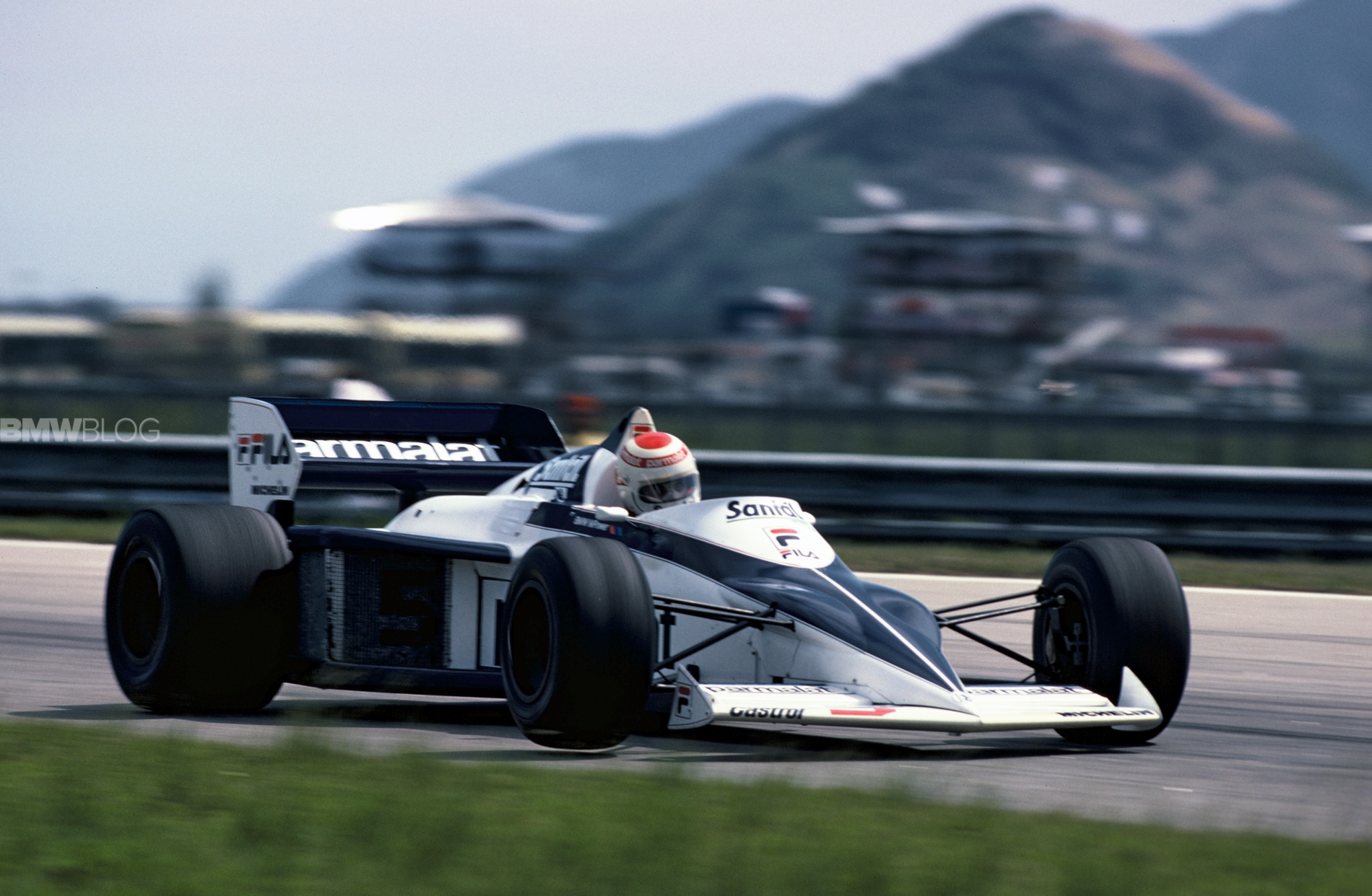 Brabham BMW BT52 on the track