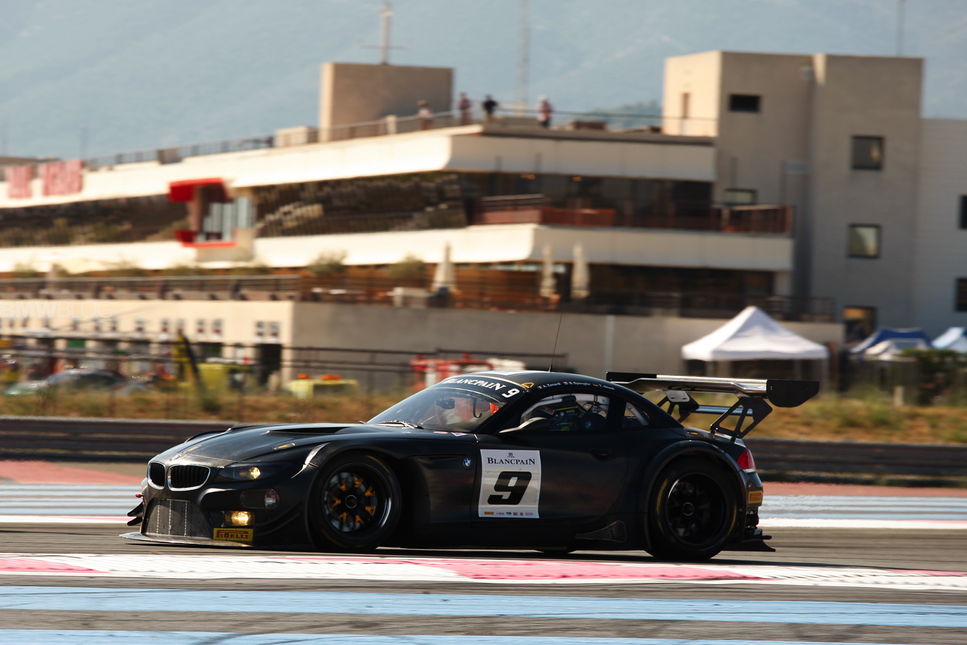 BMW Z4 GT3 on the track