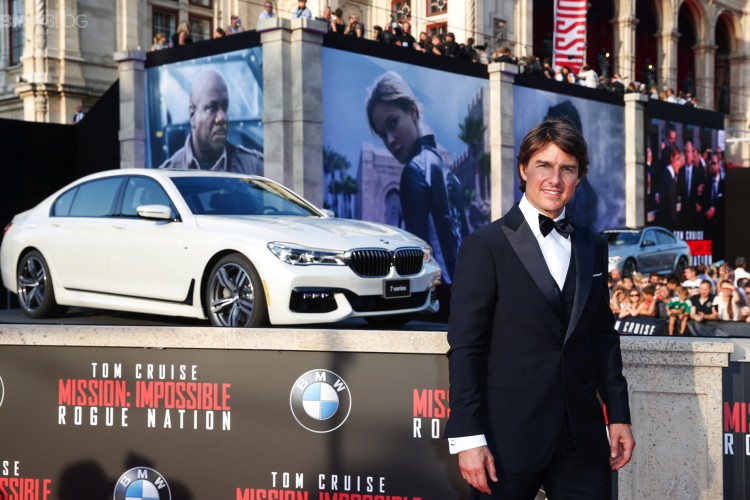 New BMW 7 Series and Tom Cruise the Red Carpet stars at “Mission Impossible” premiere