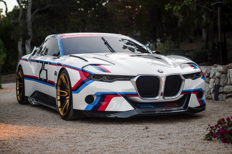 The kidney grille of the BMW 3.0 CSL Hommage 