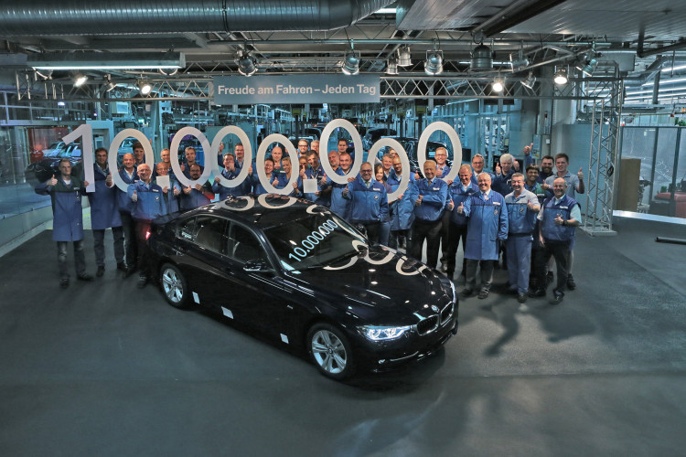 10th million 3 Series Sedan rolls off production line