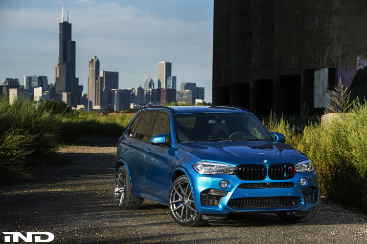 A Clean IND Long Beach Blue Metallic BMW X5 M Project 7