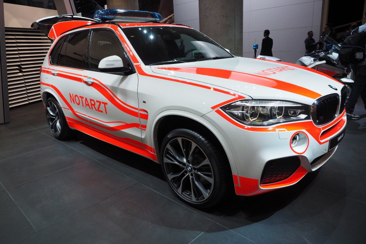 BMW X5 Emergency Vehicle in Frankfurt