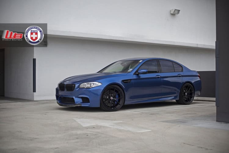 Monte Carlo Blue BMW F10 M3 On HRE Wheels