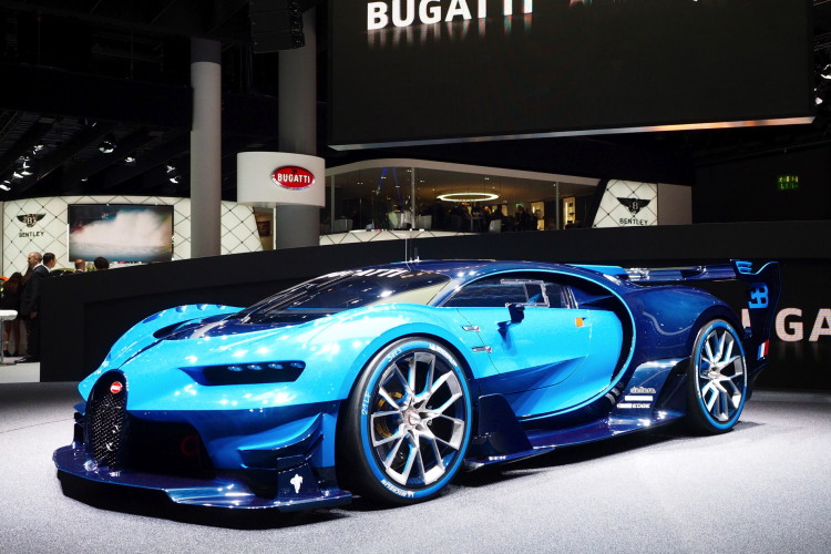 This is the Bugatti Vision Gran Turismo with 250mph top speed