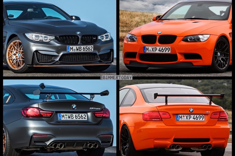 BMW M4 GTS vs. BMW M3 GTS – Photo Comparison