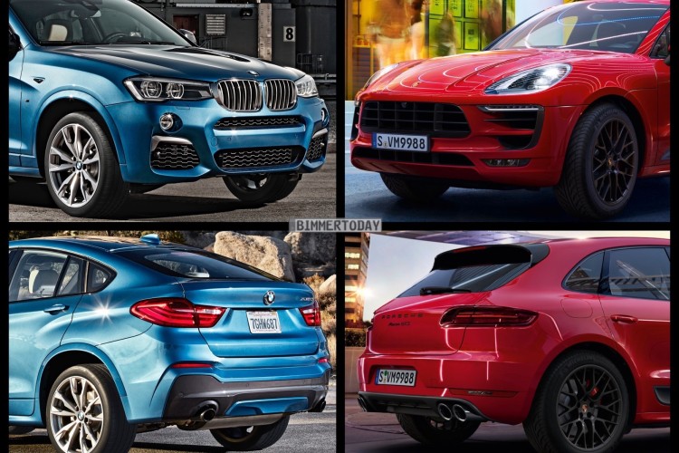 Photo Comparison: BMW X4 M40i meets GTS Porsche Macan
