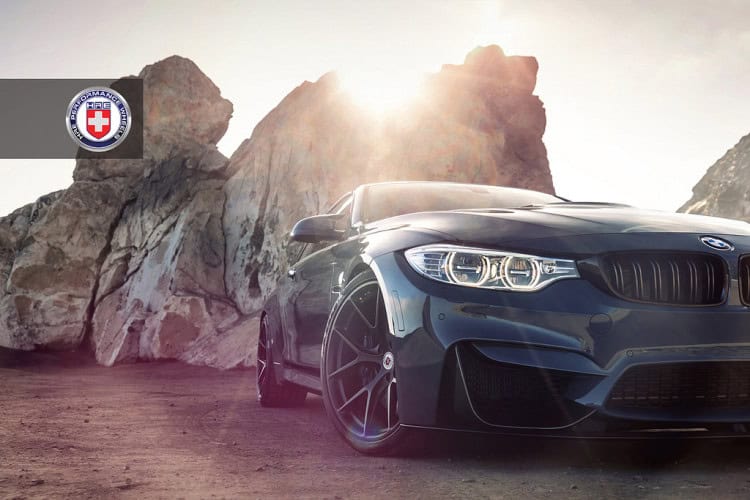 Grigio Medio BMW M4 with HRE P101 Wheels