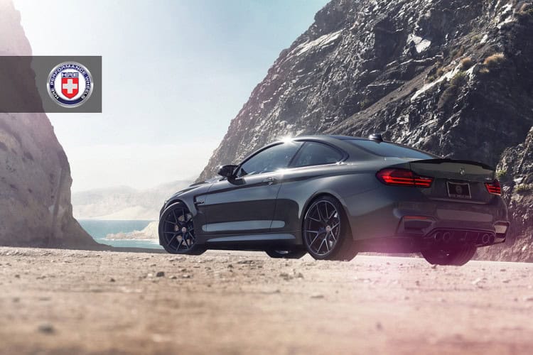 Grigio Medio BMW M4 with HRE P101 Wheels