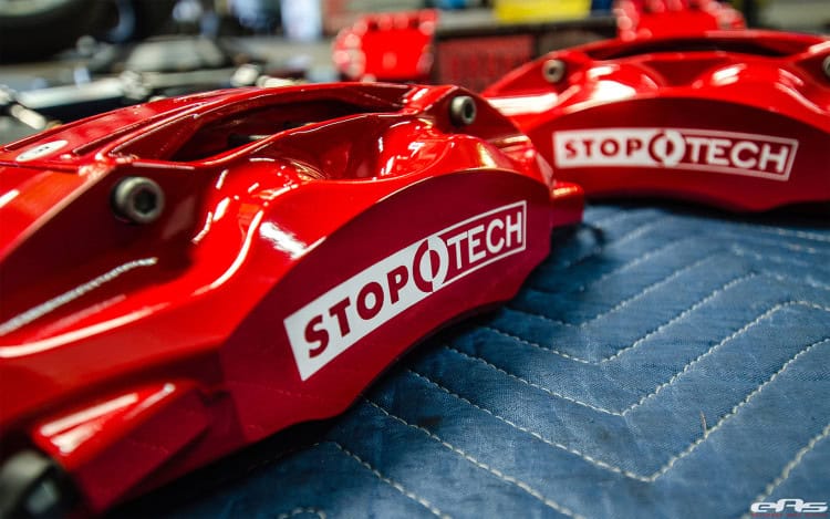 Alpine White BMW E92 M3 With A Stoptech BBK Installed 2