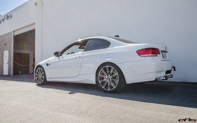 Alpine White BMW E92 M3 With A Stoptech BBK Installed 9