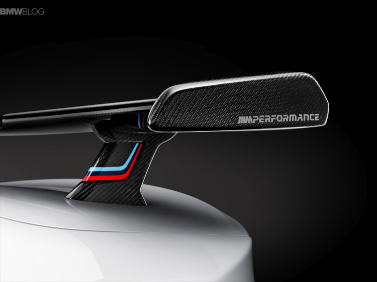 BMW M4 through-flow high trunk spoiler-SEMA-7