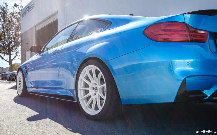 Pearlescent Mexico Blue BMW F82 M4 Gets Modded
