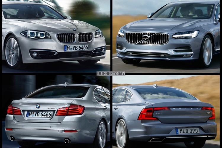 Image Comparison: 2016 Volvo S90 vs. BMW F10 5 Series