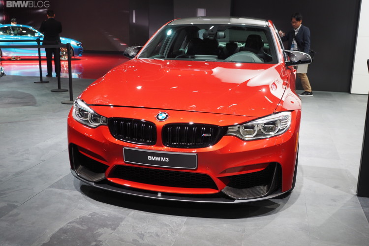 2016 NAIAS: BMW M3 in Sakhir Orange with M Performance Parts