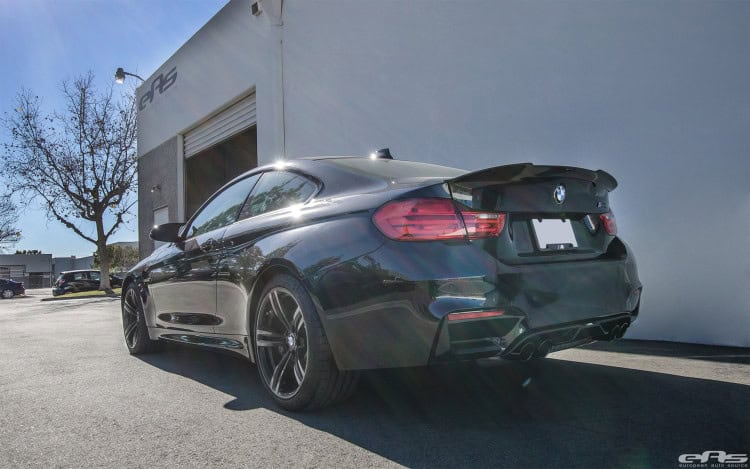 Black Sapphire Metallic M4 With Carbon Fiber Aerodynamics