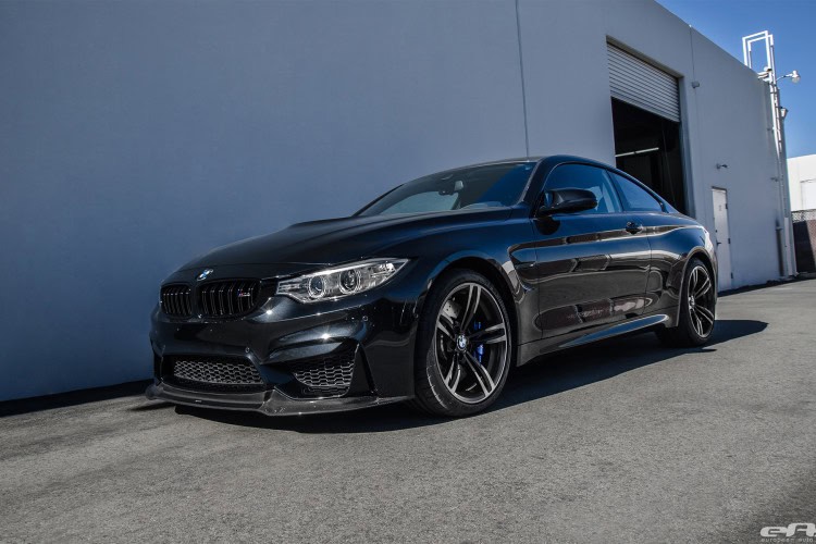 Black Sapphire Metallic M4 With Carbon Fiber Aerodynamic Parts