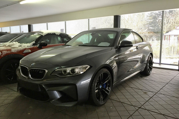 BMW M2 in Mineral Grey spotted again