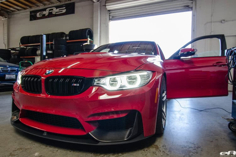 Imola Red BMW F80 M3 gets a series of power and visual upgrades