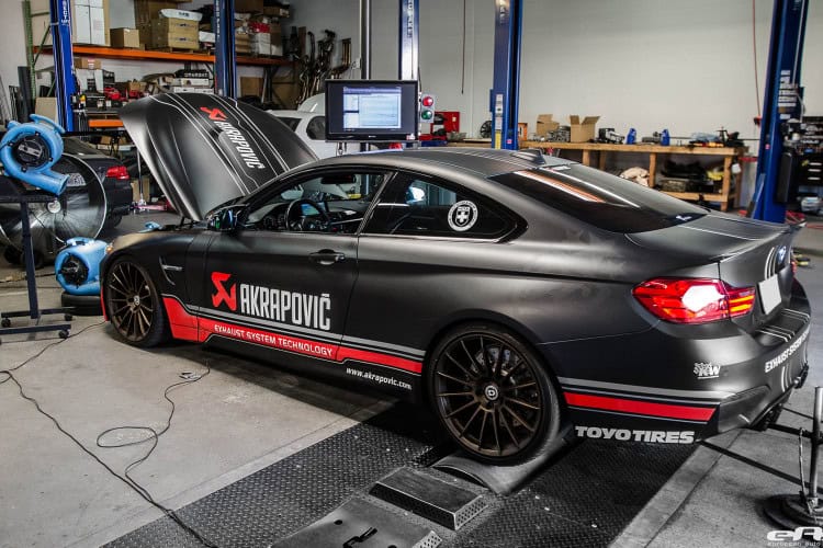 BMW F82 M4 Gets An Akrapovic Exhaust Racing Exhaust