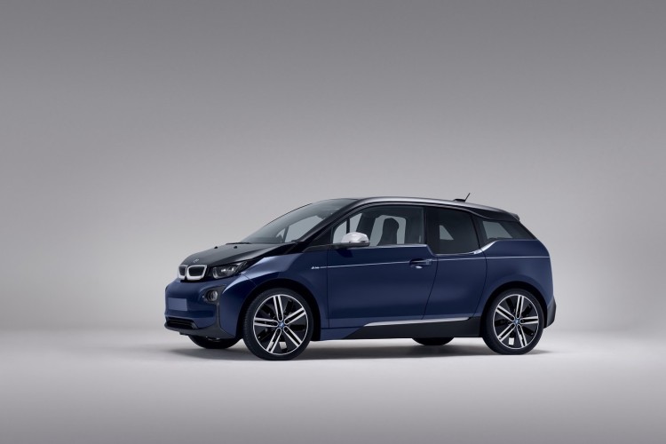 Here is the BMW i3 Tuxedo Blue by Mr Porter