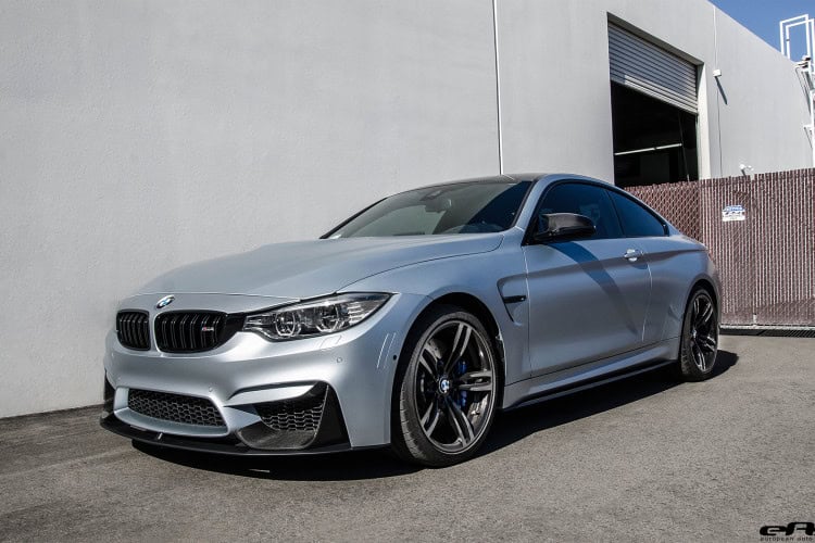 Frozen Silver BMW M4 Gets Modded