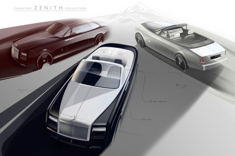 Rolls Royce to launch 50 unique Phantom Coupes and Drophead Coupes Zenith Collection