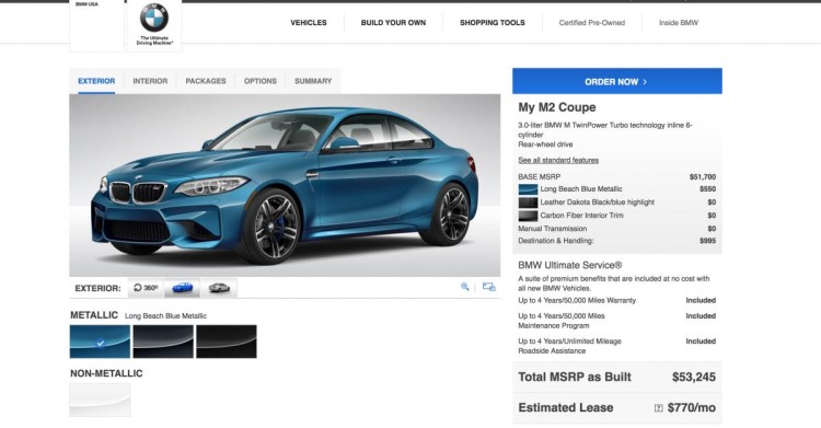 BMW-M2-Configurator