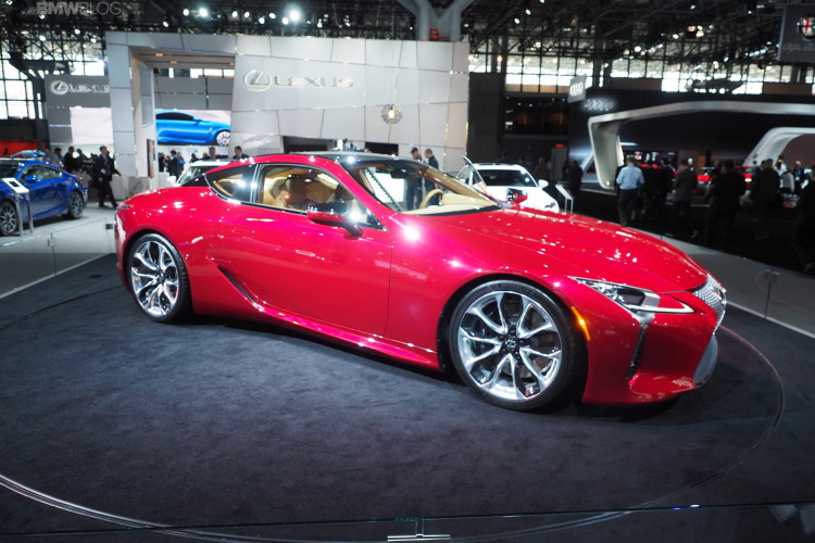 The Lexus LC 500 coupe debuts in New York