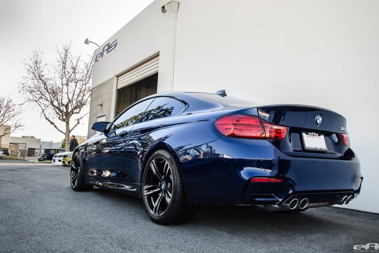 Tanzanite Blue Metallic BMW F82 M4 gets a few upgrades