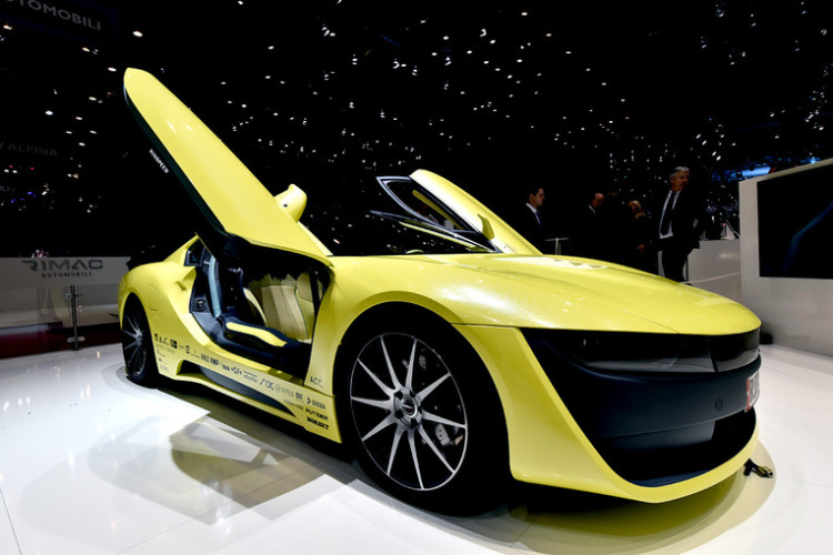 Rinspeed Etos based on BMW i8 makes its European debut