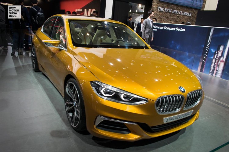 BMW F52 1 Series Sedan in Sunglow Metallic debuts in Beijing