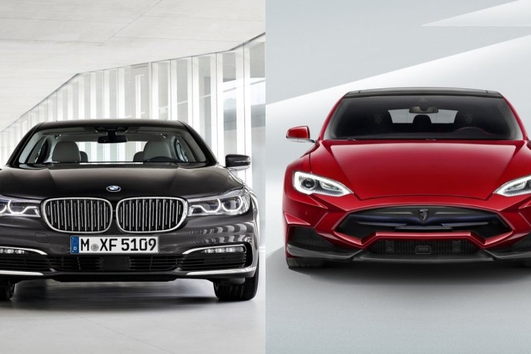 A Test of Tech: BMW 730d vs Tesla Model S P90D