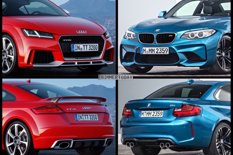 Photo Comparison: BMW M2 vs Audi TT RS
