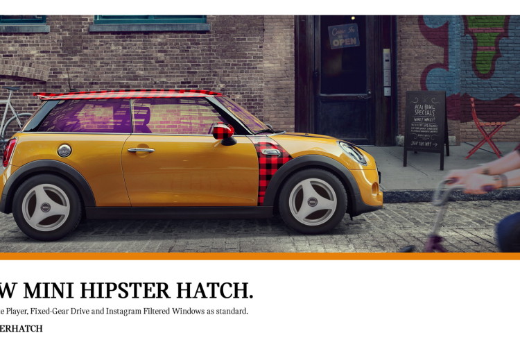 MINI Hipster Hatch gets old school twin-deck cassette player
