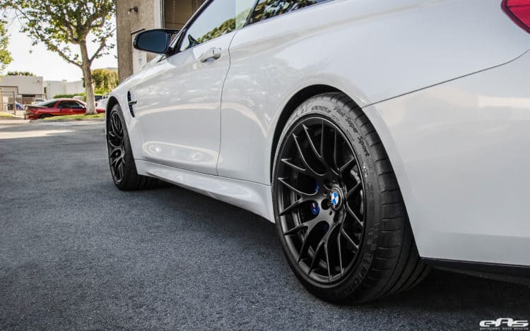 BMW M4 With Akrapovic, Carbon Fiber And Aftermarket Wheels