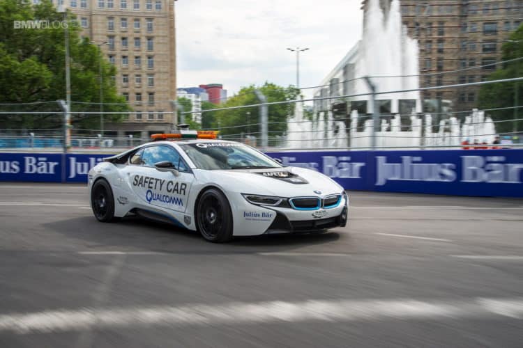 Video: Nico Rosberg Takes Emily Ratajkowski for Spin in BMW i8 Safety Car