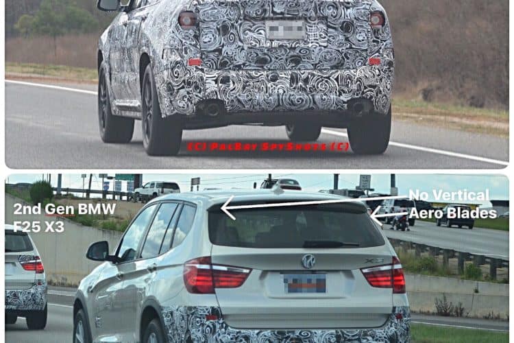 SPIED: G01 BMW X3 caught with X5-style aero blades